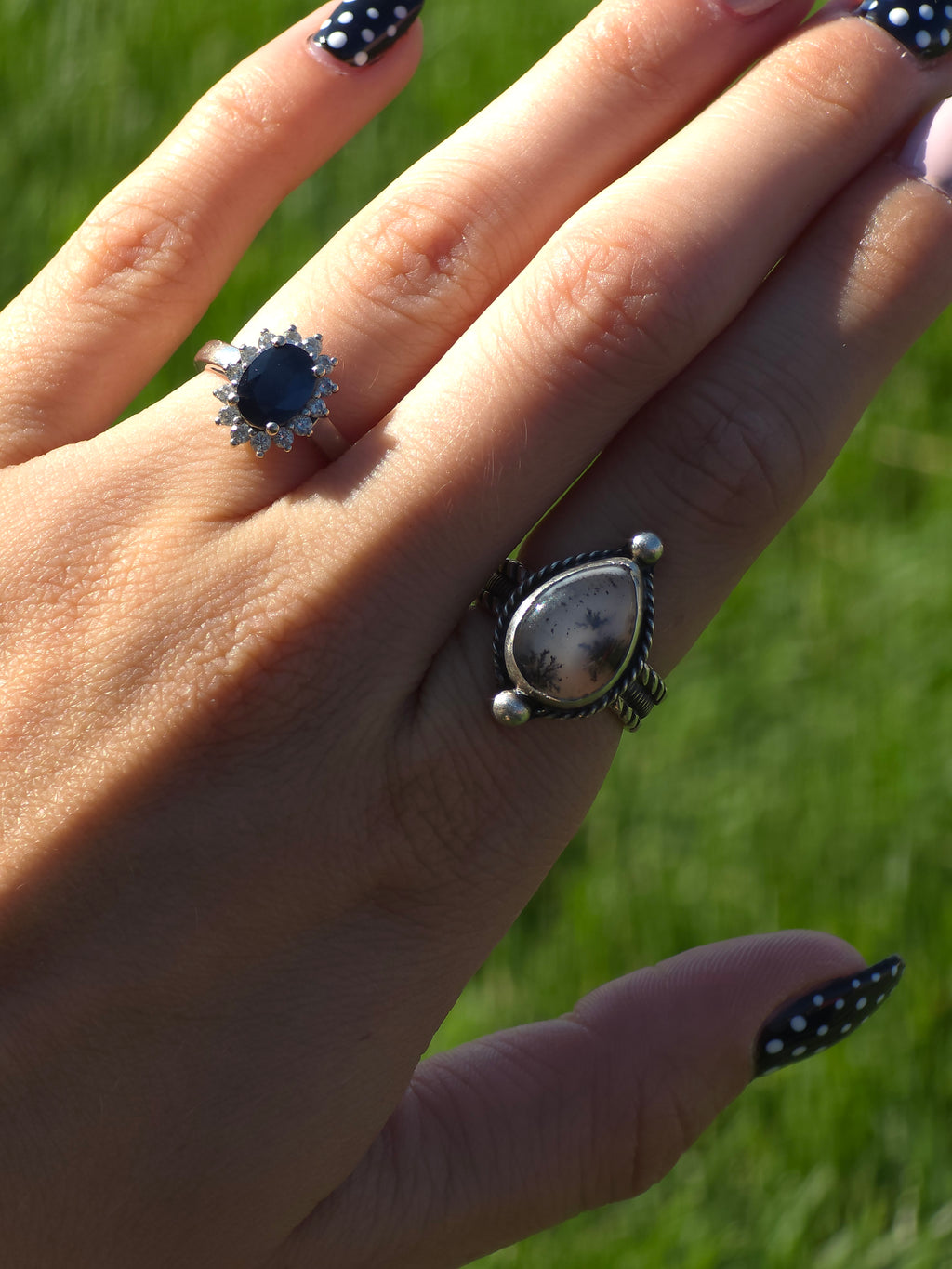 Dendritic Agate Ring