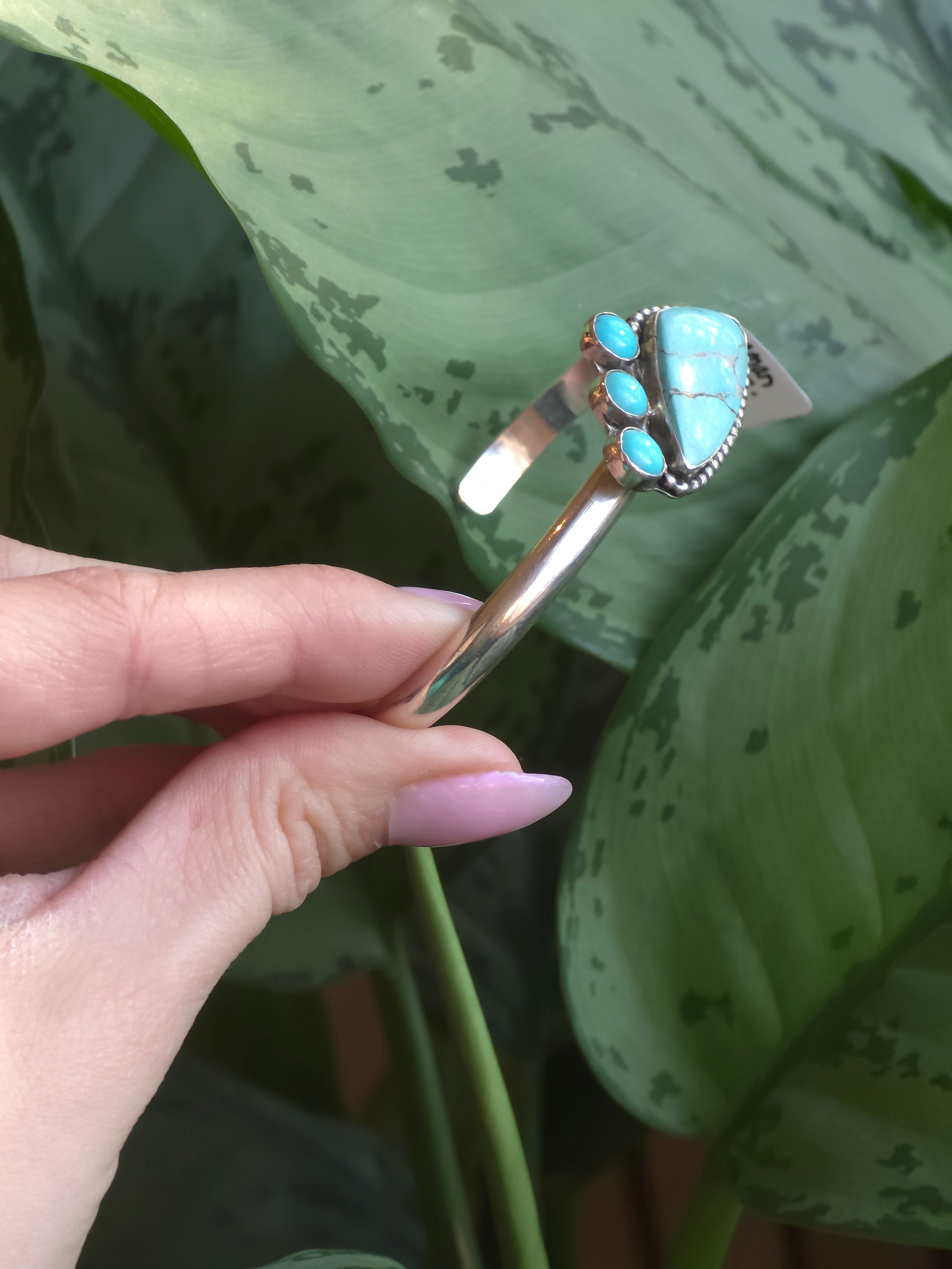 Kingman & Hubei Turquoise Cuff