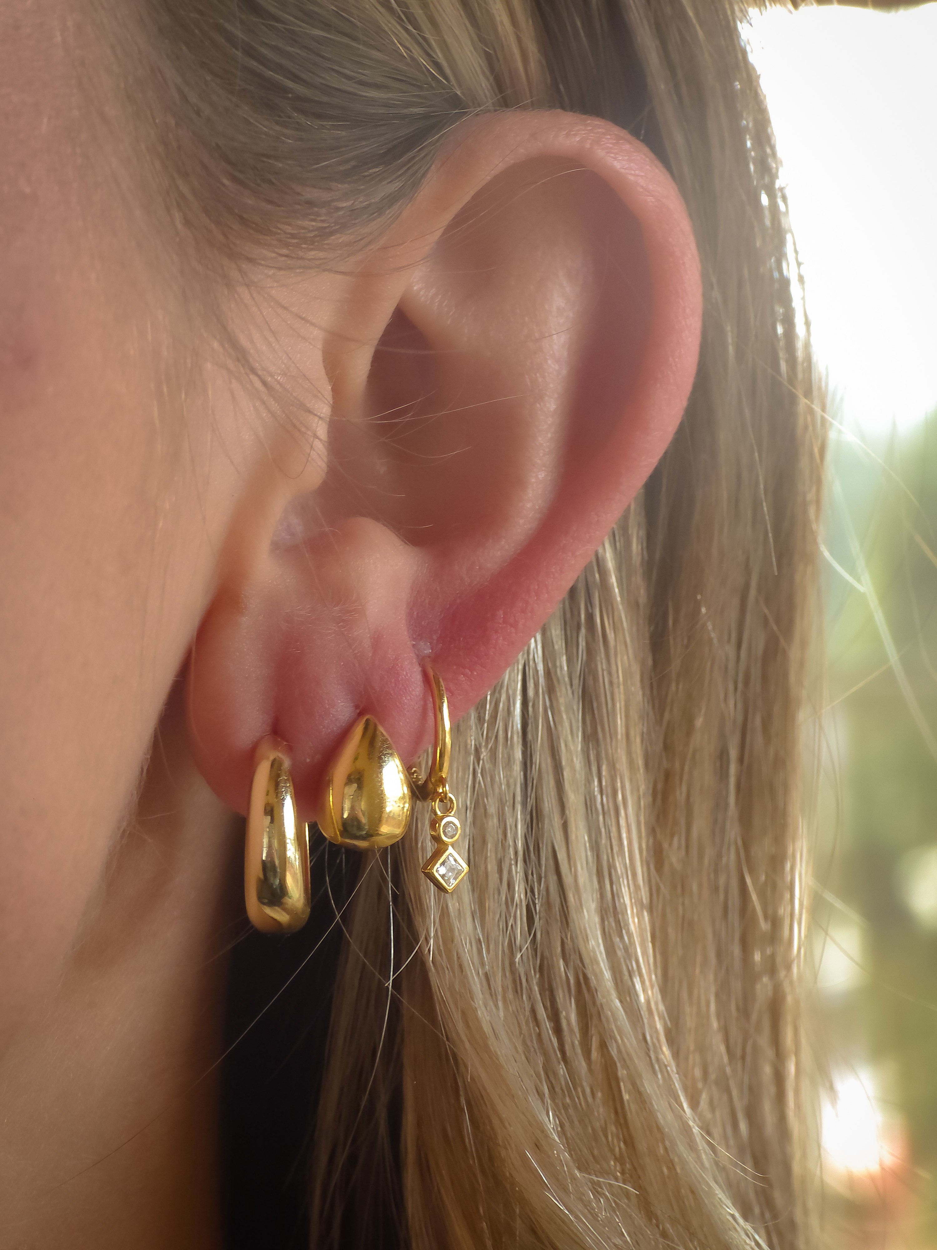Gold Chunky Studs