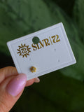 Plumeria Flatback Earring