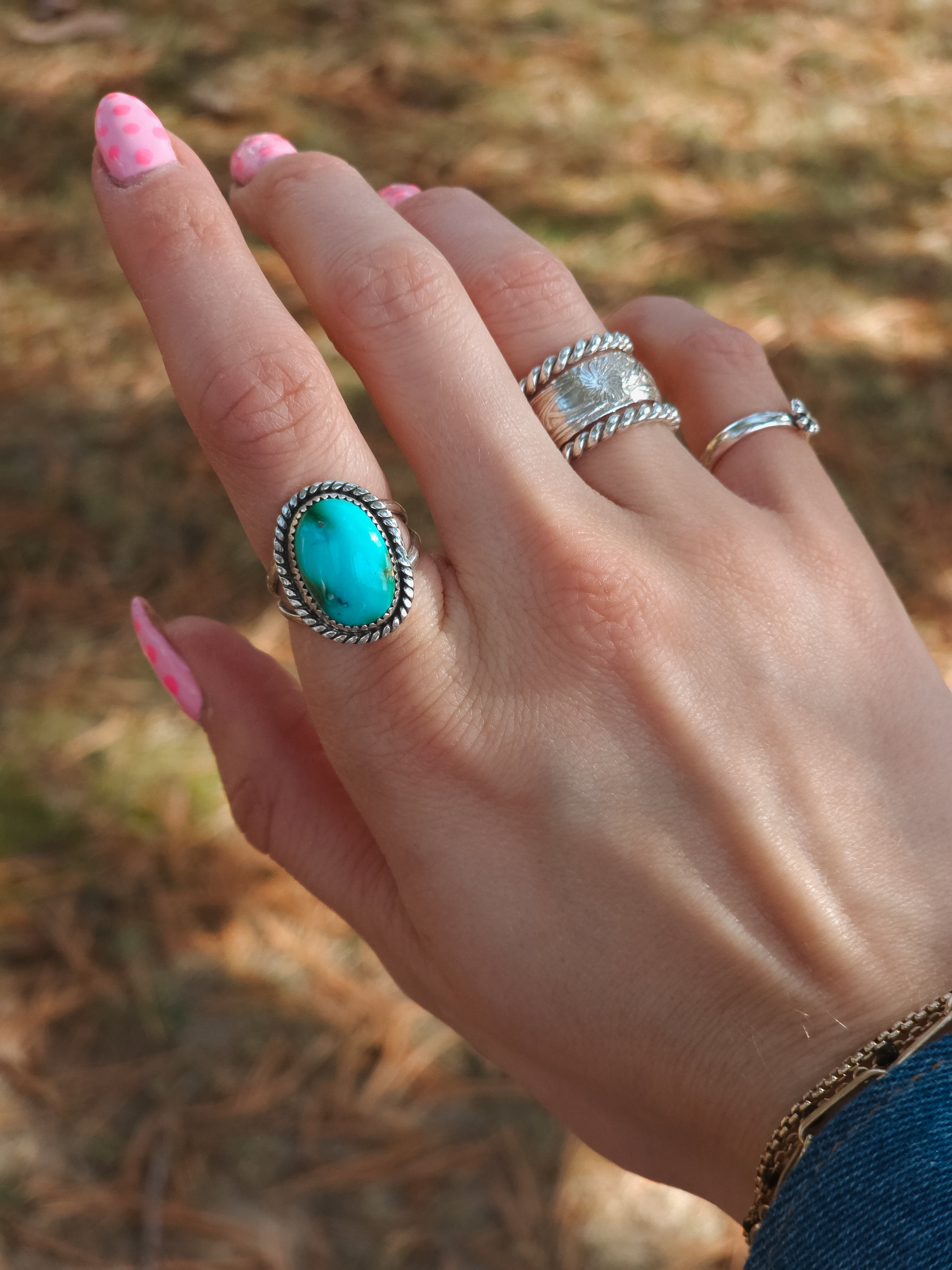 Sonoran Gold Turquoise Ring – SLVR 72