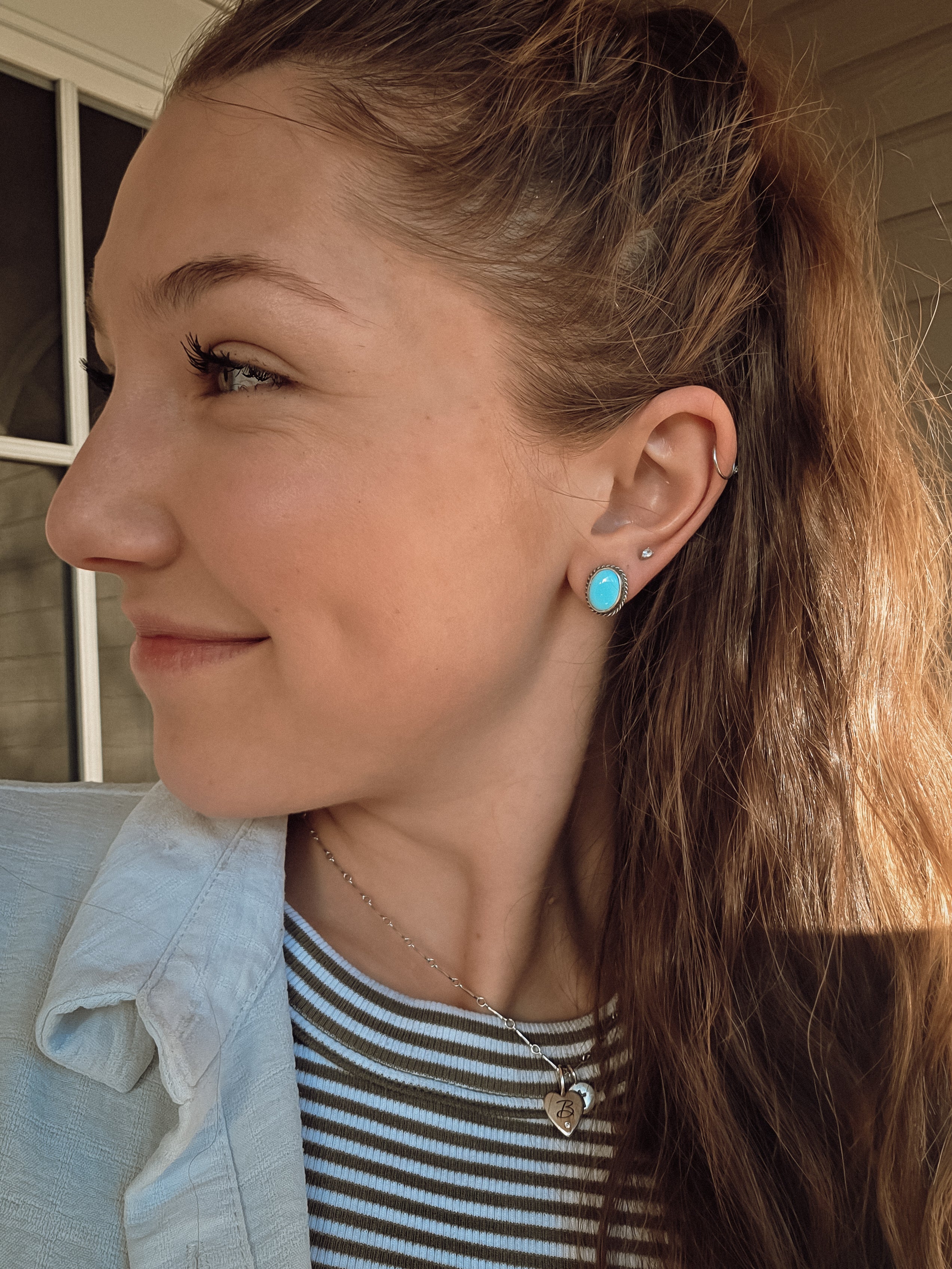 Golden Hills Stud Earrings