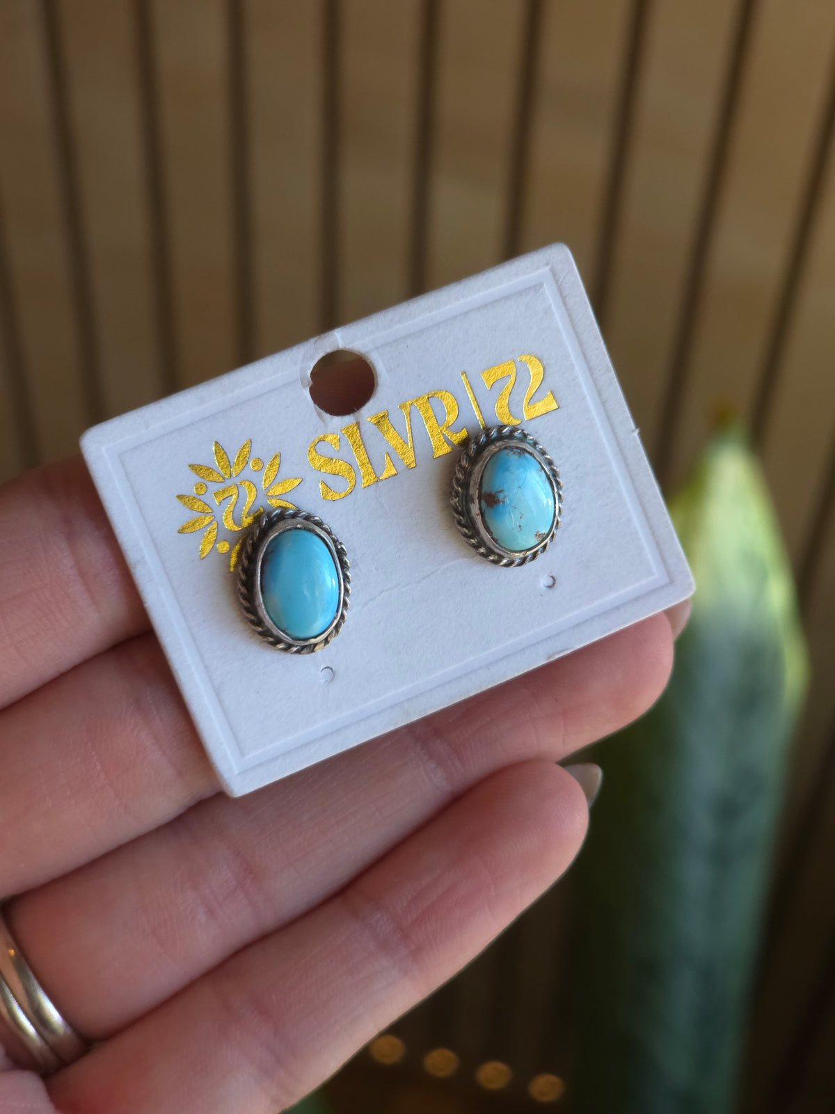 Golden Hills Stud Earrings
