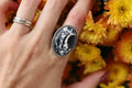 White Buffalo Ring size 7