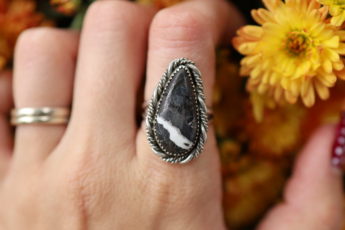 White Buffalo Ring size 6