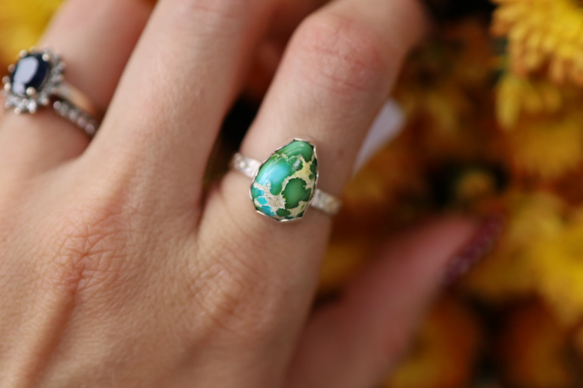 Emerald Valley Turquoise Ring size 6.5