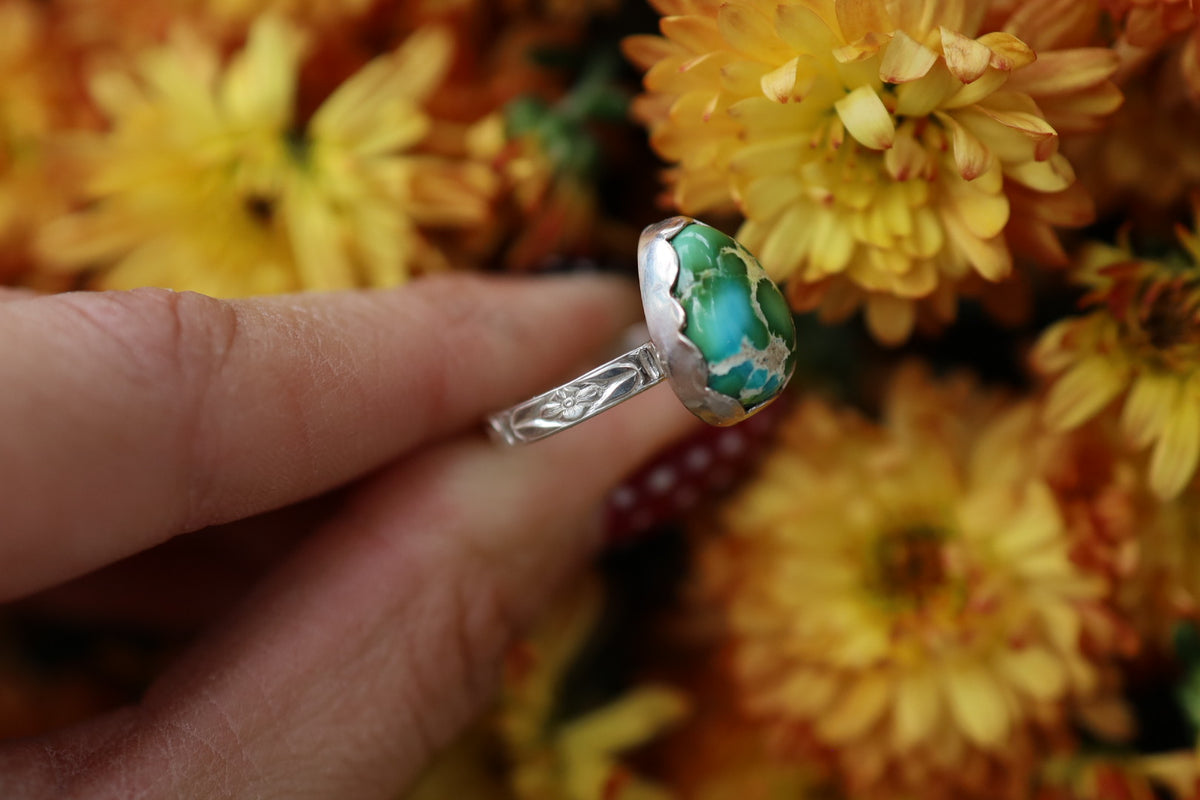 Emerald Valley Turquoise Ring size 6.5