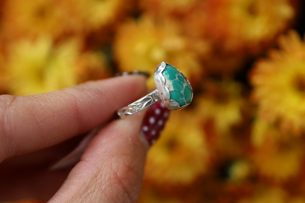 Emerald Valley Turquoise Ring size 6.25
