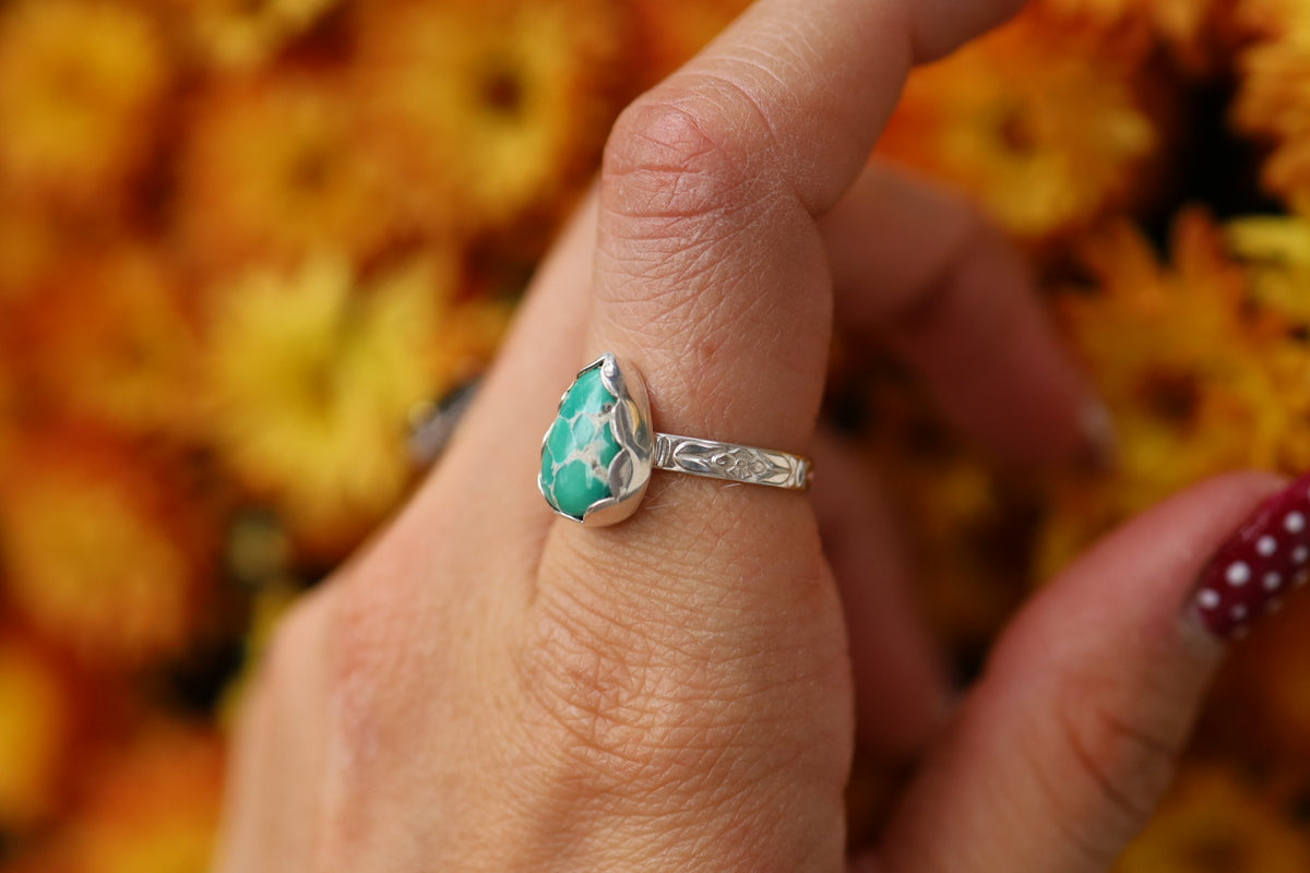 Emerald Valley Turquoise Ring size 6.25