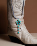 Emerald Valley Turquoise Flower Necklace