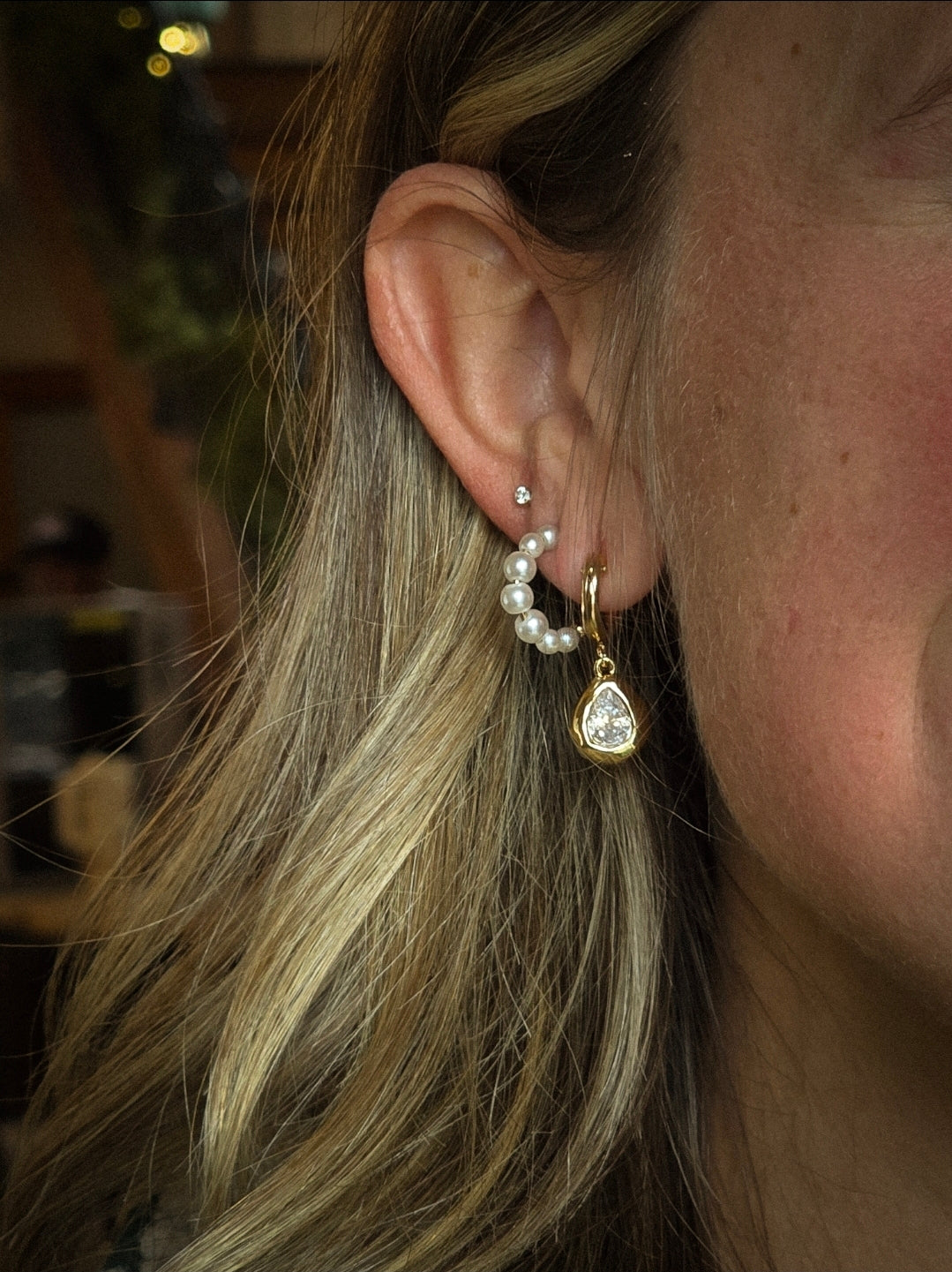 Athena Huggie Earrings – SLVR 72