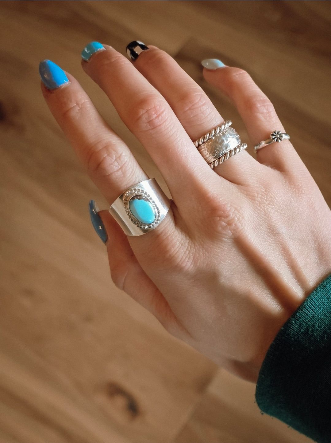 The Juniper Turquoise Ring