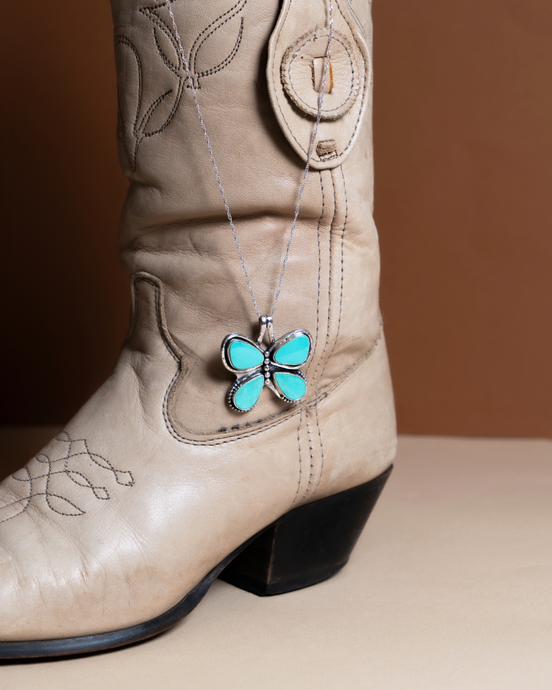 Arizona Turquoise Butterfly Necklace