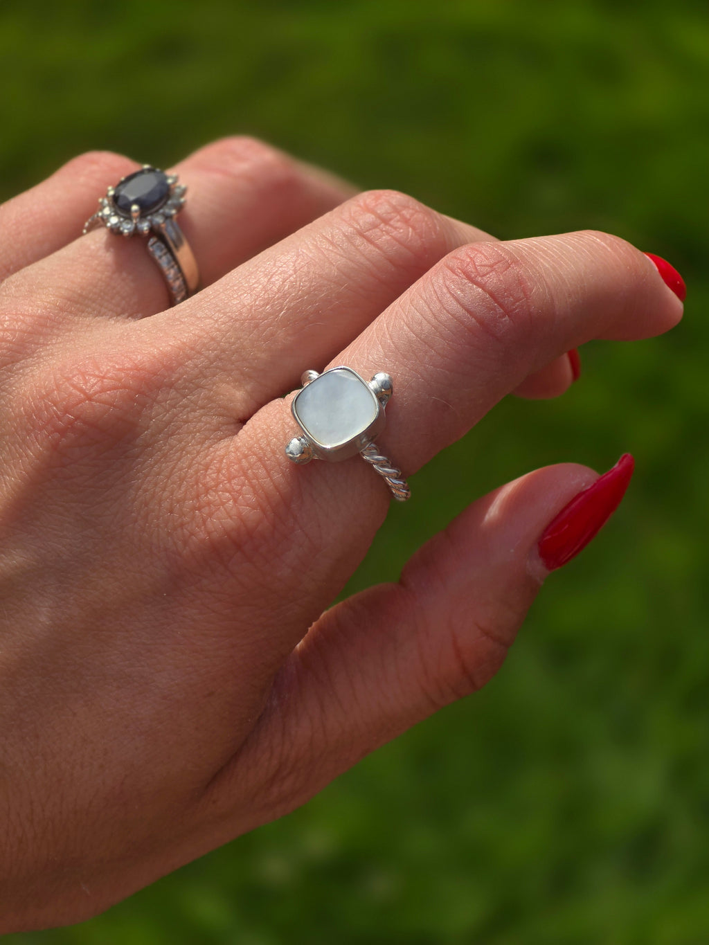 Mother of Pearl Ring size 5