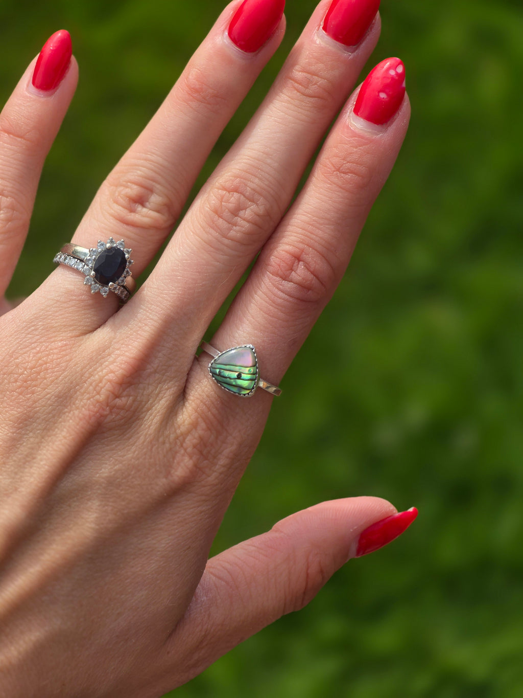 Abalone Ring size 6