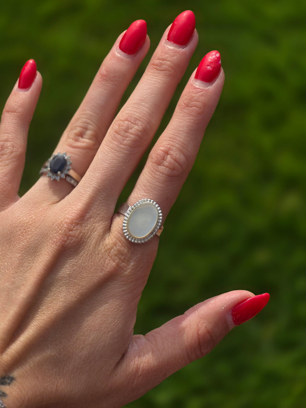Mother of Pearl Ring size 8