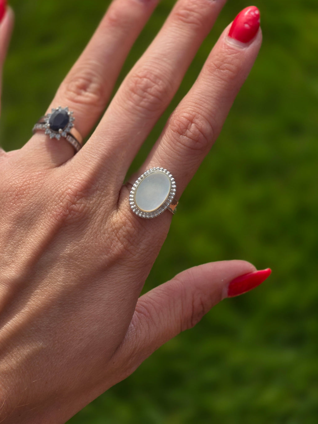 Mother of Pearl Ring size 8