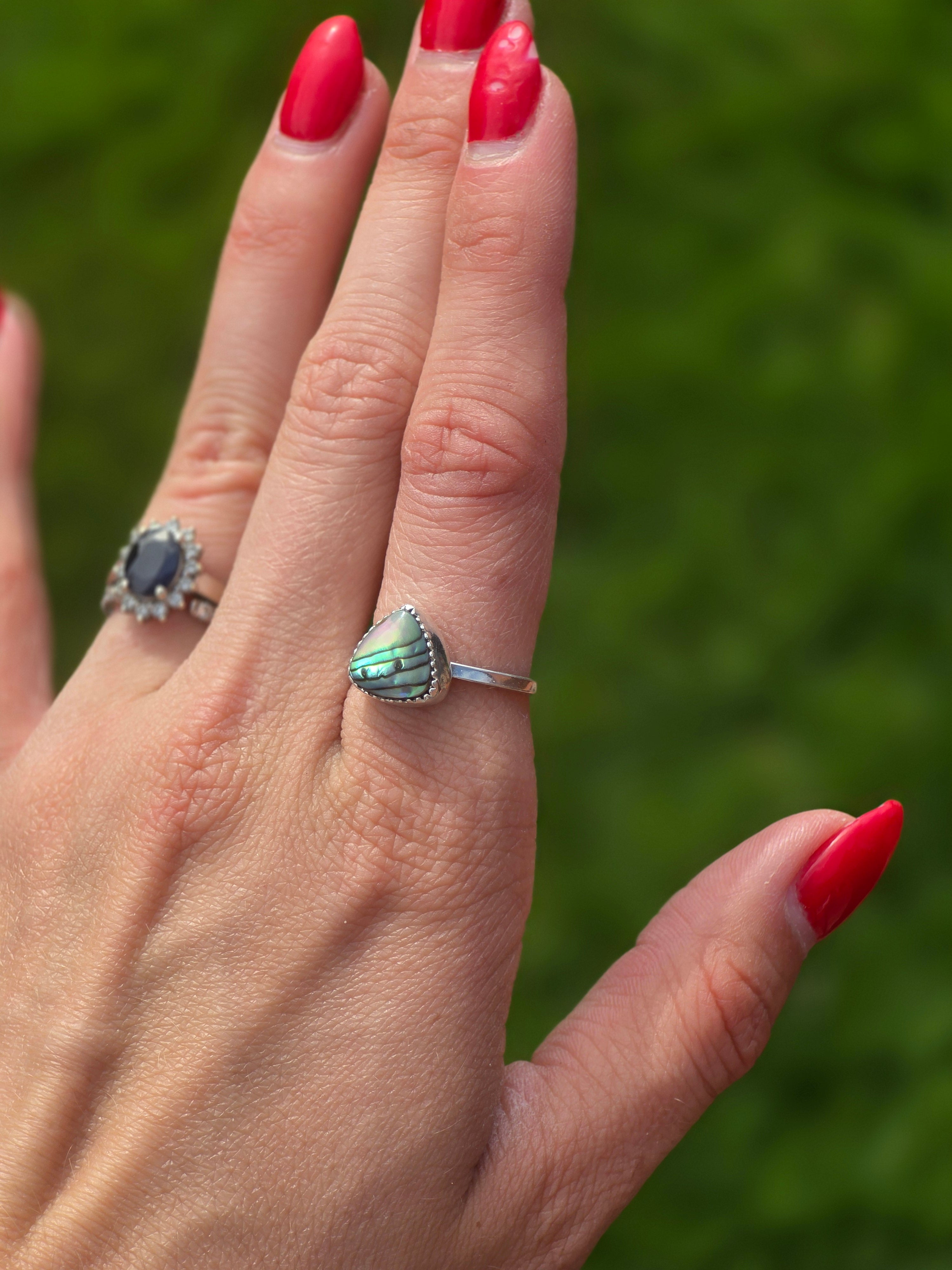 Abalone Ring size 6
