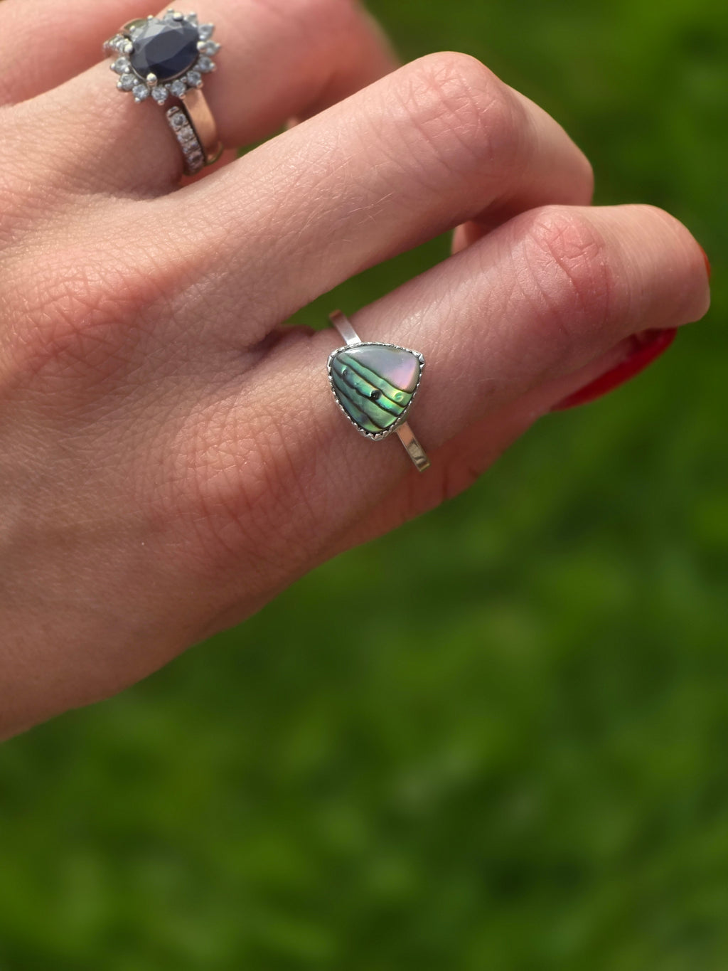 Abalone Ring size 6