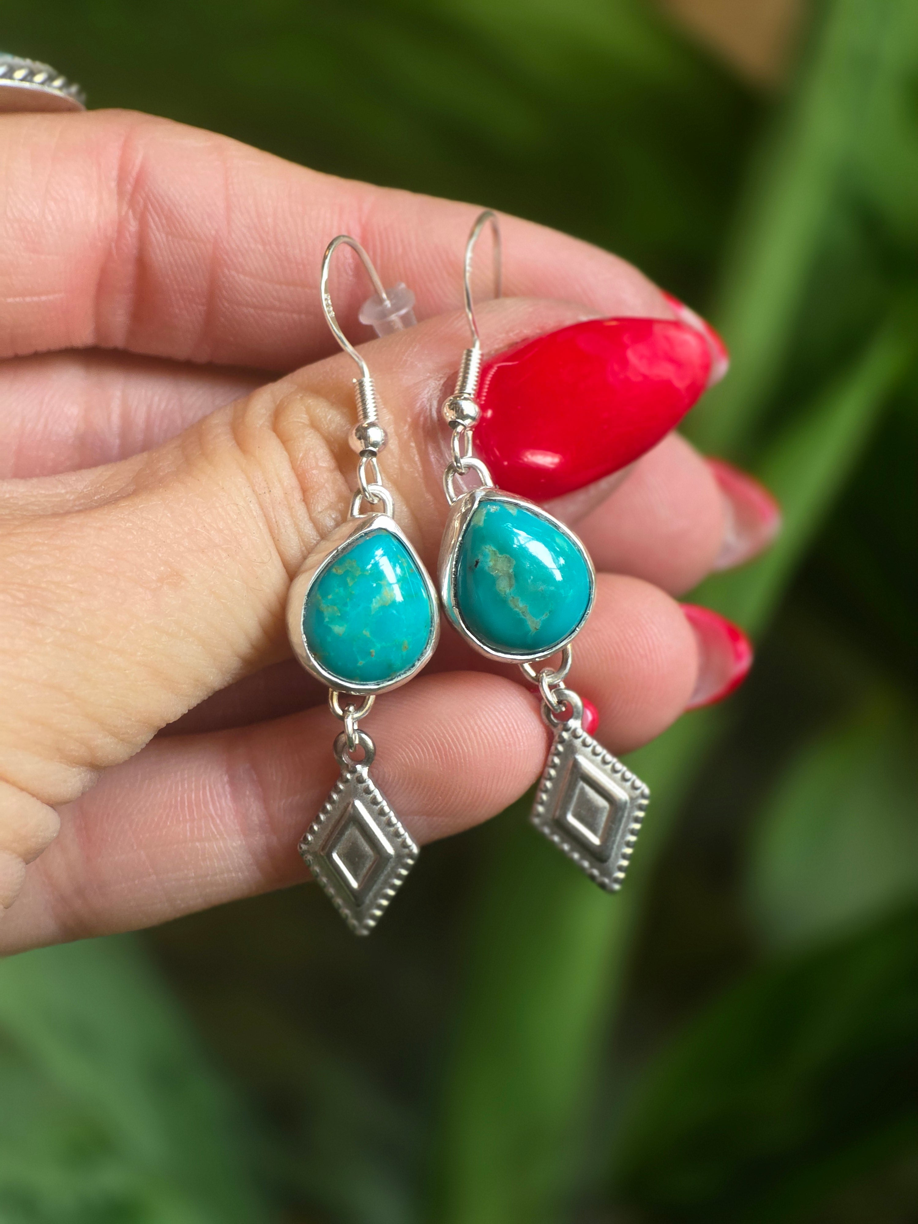 Kingman Turquoise Earrings