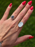 Gold Filled Mother of Pearl Ring size 8