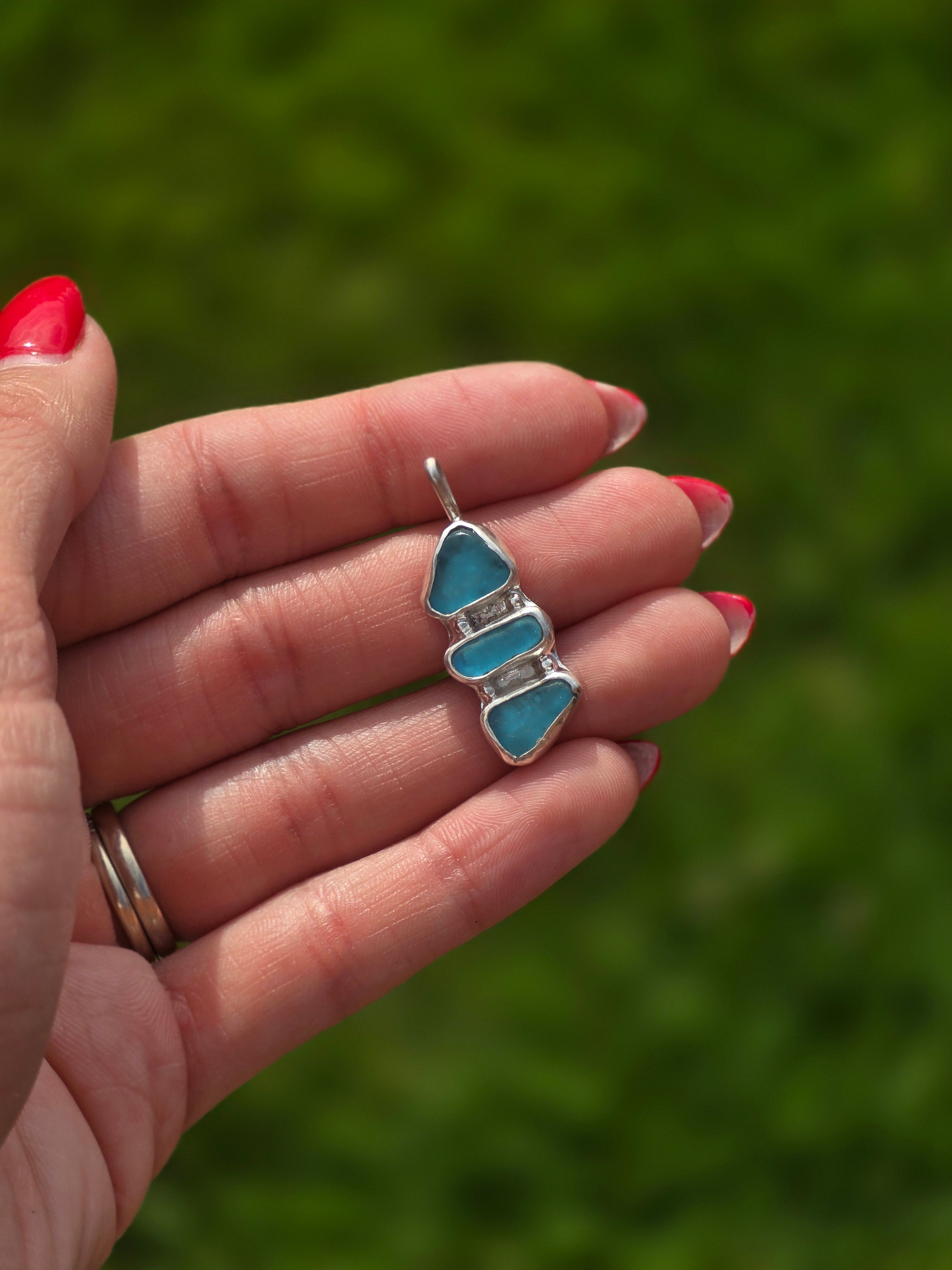 Seaglass Necklace Pendant
